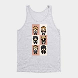 Natsume Cast Pixel Art Tank Top